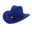 Adjustable Felt Western Cowboy Hat | https://www.bestnamebadges.com