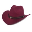Adjustable Felt Western Cowboy Hat | https://www.bestnamebadges.com