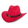 Adjustable Felt Western Cowboy Hat | https://www.bestnamebadges.com