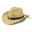 Adjustable Felt Western Cowboy Hat | https://www.bestnamebadges.com