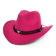 Adjustable Felt Western Cowboy Hat | https://www.bestnamebadges.com