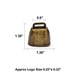 Animal Anti Lost Copper Bell | https://www.bestnamebadges.com