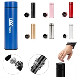 Water Bottle With LED Temperature Display