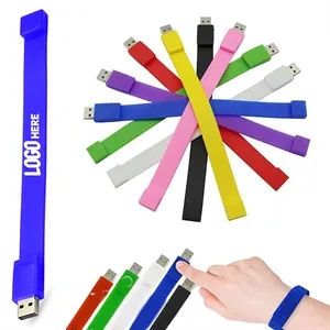 4GB Silicone Bracelet Wristband Design Flash Drive