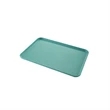Rectangle Wheat Straw Food Serving Tray | https://www.bestnamebadges.com