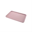 Rectangle Wheat Straw Food Serving Tray | https://www.bestnamebadges.com
