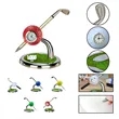 Golf Pen Stand With Clock And Golf Pen | https://www.bestnamebadges.com