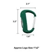 Multitoo Heavy Duty Climbing Carabiner | https://www.bestnamebadges.com