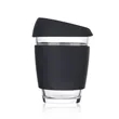 Reusable Glass Coffee Cup with Sleeve | https://www.bestnamebadges.com