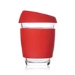 Reusable Glass Coffee Cup with Sleeve | https://www.bestnamebadges.com