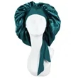 Satin Bonnet with Tie Band | https://www.bestnamebadges.com