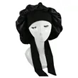 Satin Bonnet with Tie Band | https://www.bestnamebadges.com