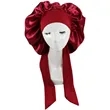Satin Bonnet with Tie Band | https://www.bestnamebadges.com
