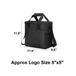 Lunch Cooler Tote with Multi-Pockets | https://www.bestnamebadges.com
