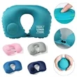 Inflatable U-Shaped Travel Pillow | https://www.bestnamebadges.com