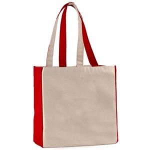 10 oz. Cotton Canvas Tote Bag - 15" x 14" x 7"