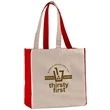 10 oz. Cotton Canvas Tote Bag - 15" x 14" x 7" | https://www.bestnamebadges.com