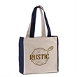 10 oz. Cotton Canvas Tote Bag - 12" x 12" x 4-1/2" | https://www.bestnamebadges.com