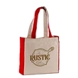 10 oz. Cotton Canvas Tote Bag - 12" x 12" x 4-1/2" | https://www.bestnamebadges.com