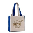 10 oz. Cotton Canvas Tote Bag - 12" x 12" x 4-1/2" | https://www.bestnamebadges.com