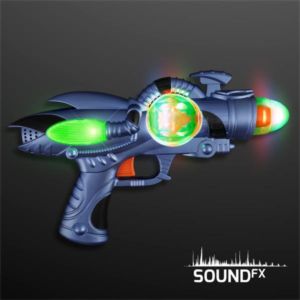 Space Sounds Light Up Gun Toy