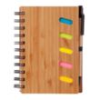 Bamboo Notebook w/ Pen and Sticky Notes | https://www.bestnamebadges.com