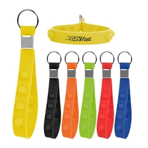 Push Pop Keychain | https://www.bestnamebadges.com