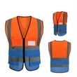 Hi Vis rPET Class 2 Reflective Mesh Safety Vest With Pockets | https://www.bestnamebadges.com