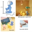 Mini Dinosaur Lamp Night Light Cute Small Phone Holder | https://www.bestnamebadges.com