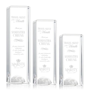 Sandringham Globe Tower Award | https://www.bestnamebadges.com