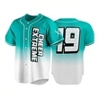 CUSTOM DYE SUBLIMATED FULL BUTTON BASEBALL JERSEY | https://www.bestnamebadges.com