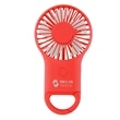 Rechargeable Handheld Fan With Carabiner | https://www.bestnamebadges.com