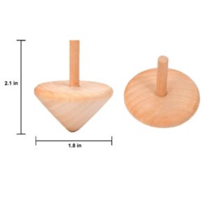 Wooden Spin Tops - Classic Kids Toys