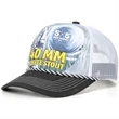 High Density Foam Front 5Panel With Rope & Mesh Snapback Cap | https://www.bestnamebadges.com