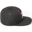 6-Panel Mid Crown Tactel Fabric Spandex Shape Flat Bill Cap | https://www.bestnamebadges.com
