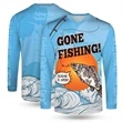 Custom Full Color Dye Sublimation Long Sleeve T-Shirt | https://www.bestnamebadges.com