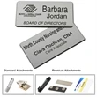 1.5" x 3" Name Badge - Plastic Engraved | https://www.bestnamebadges.com