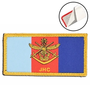 100% Custom Embroidered Patches - Peel & Stick Backing | https://www.bestnamebadges.com