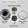 Table Top Fire Pit Bowl | https://www.bestnamebadges.com