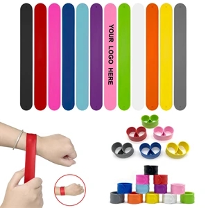 Silicone Slap Bracelet/Wristband/Band