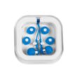 Earbuds In Case | https://www.bestnamebadges.com