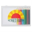 8-Piece Colored Pencil Art Set In Case | https://www.bestnamebadges.com