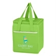 Non-Woven Wave Design Kooler Lunch Bag | https://www.bestnamebadges.com