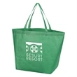 Crosshatch Non-Woven Tote Bag | https://www.bestnamebadges.com