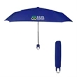 38" Arc Clipper Compact Telescopic Umbrella | https://www.bestnamebadges.com