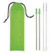 2-Pack Stainless Steel Straw Kit | https://www.bestnamebadges.com