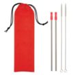 2-Pack Stainless Steel Straw Kit | https://www.bestnamebadges.com