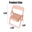 Mini Chair Pattern Practical Universal Mobile Phone Holder | https://www.bestnamebadges.com