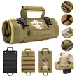 Heavy Duty Roll Up Tool Bag Organizer with 6 Tool Pouches | https://www.bestnamebadges.com