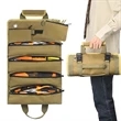 Heavy Duty Roll Up Tool Bag Organizer with 6 Tool Pouches | https://www.bestnamebadges.com